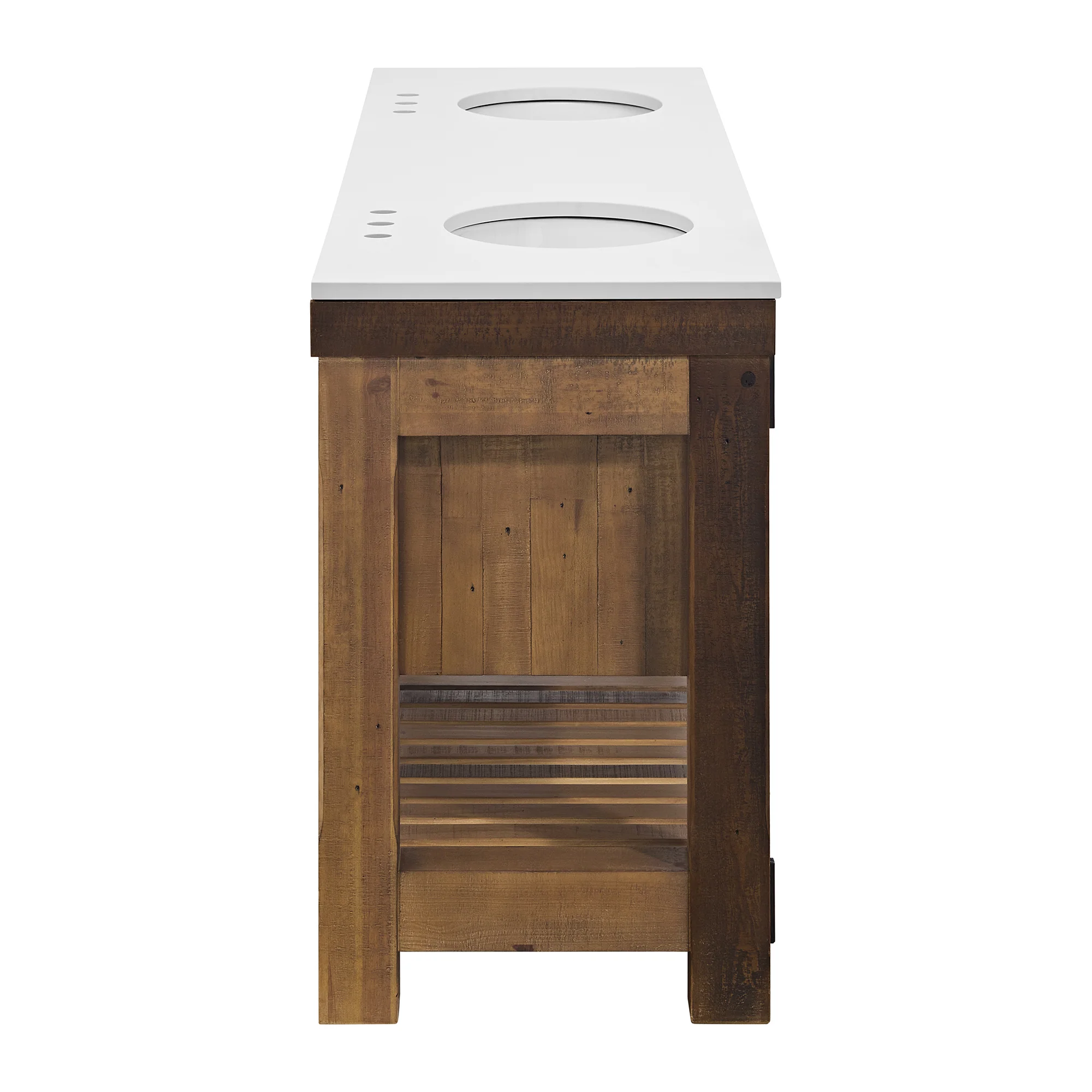 Telluride 84" Double Bathroom Vanity | Quartz Countertop - Image 15