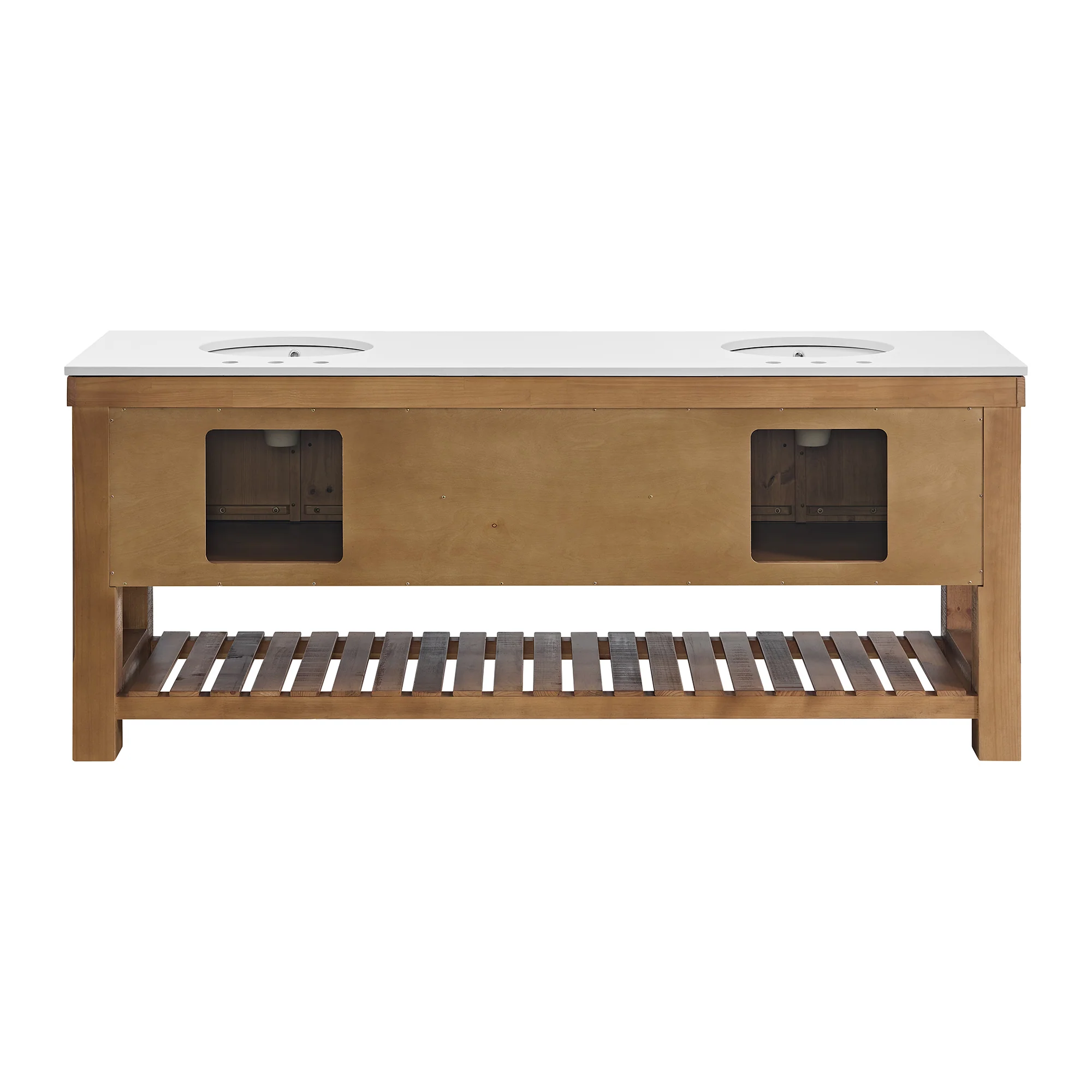 Telluride 84" Double Bathroom Vanity | Quartz Countertop - Image 16