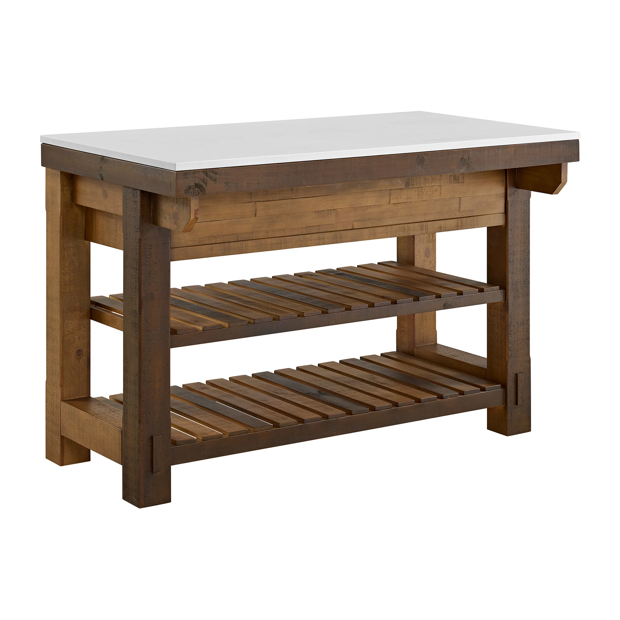 Telluride 54" Kitchen Island | Quartz Countertop - Image 30