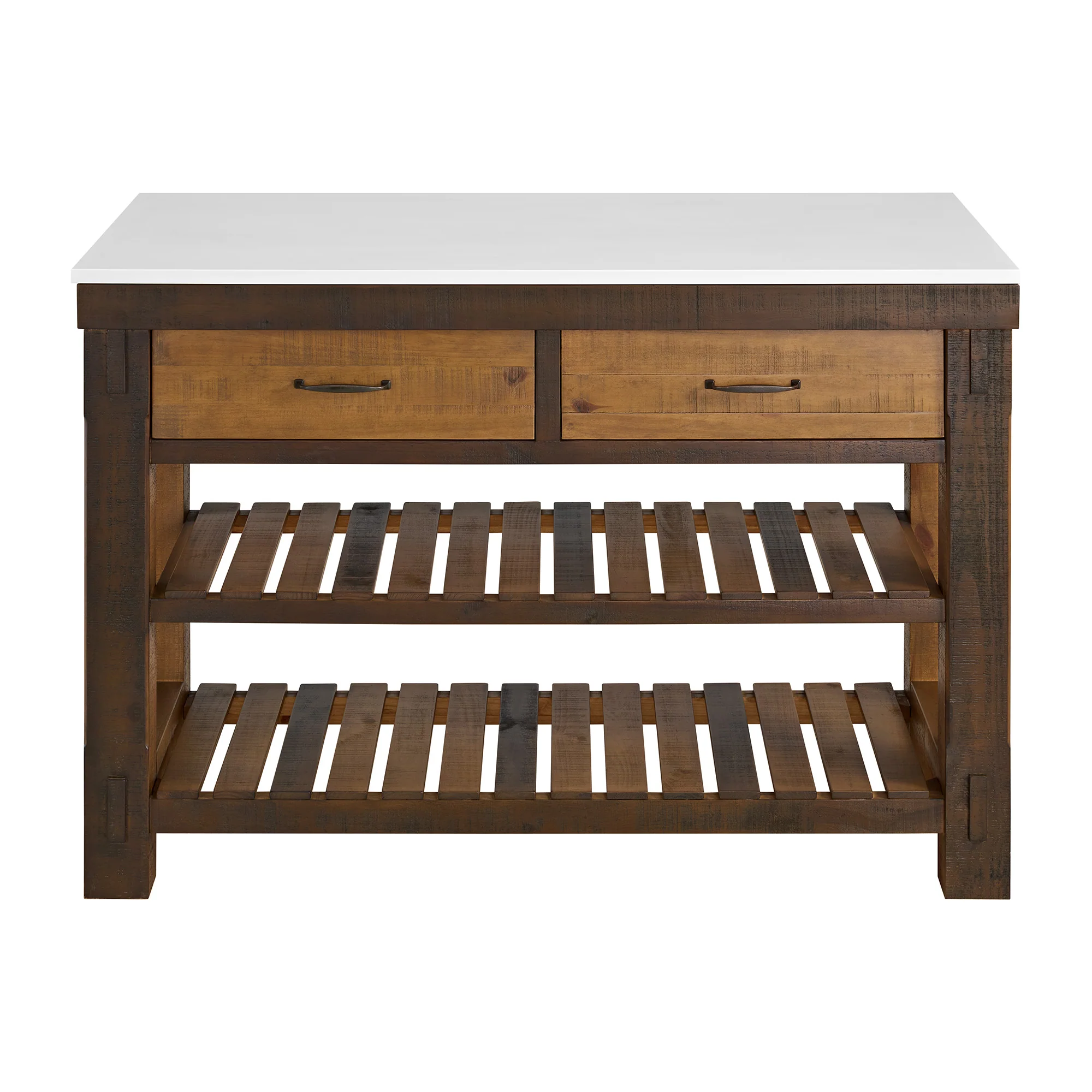 Telluride 54" Kitchen Island | Quartz Countertop - Image 32