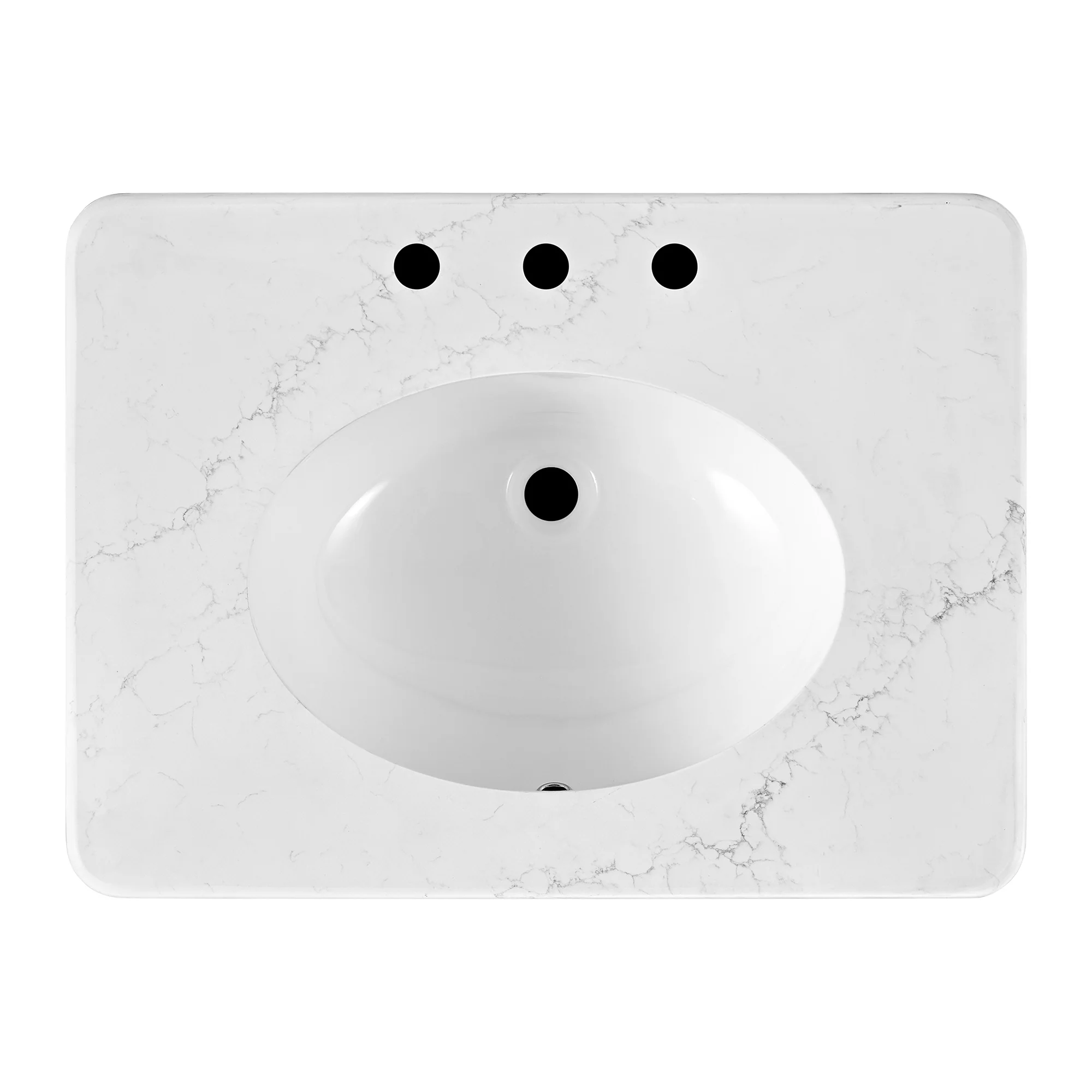 Chantilly 30" Single Sink Bathroom Vanity | Statuario Quartz Countertop (Copy) - Image 9