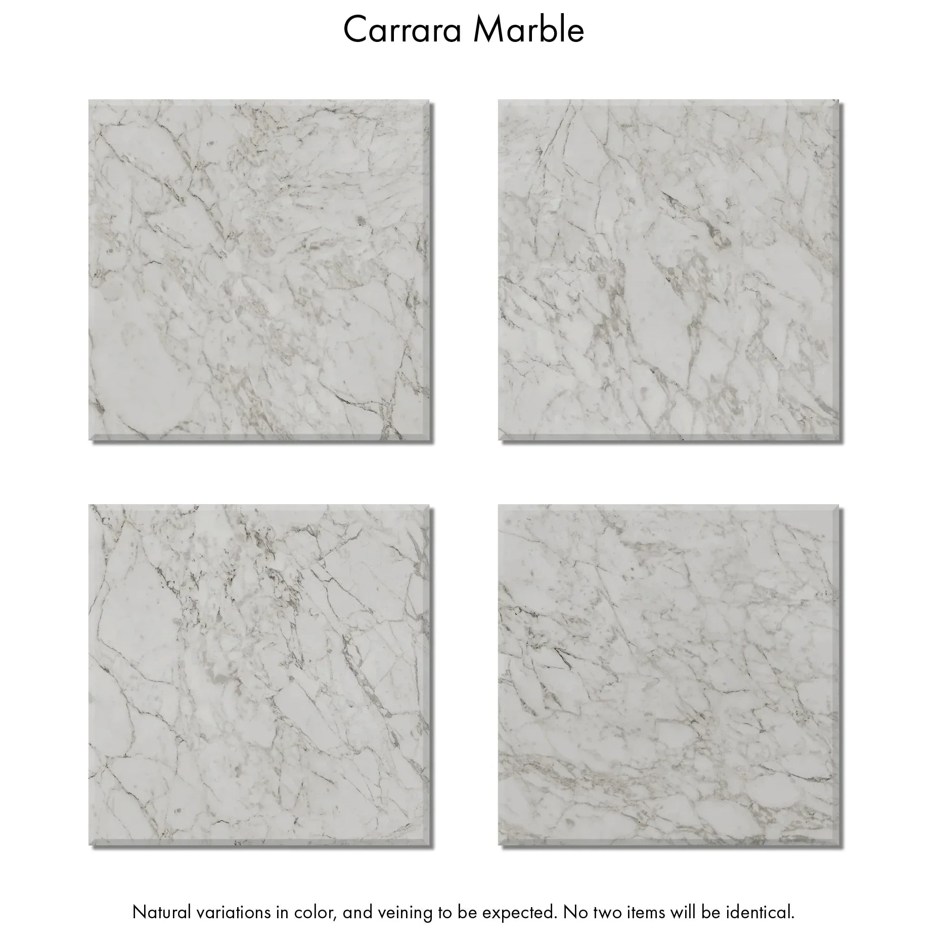 Havana 42" Single Bathroom Vanity in Reeded Birch | Carrara Marble Countertop - Image 16