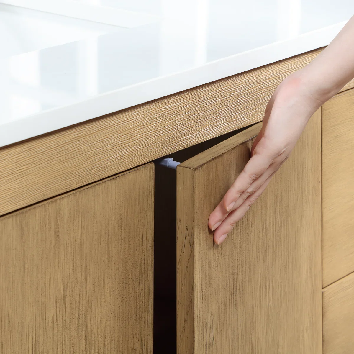 Hounslow 72" Width Double Bathroom Vanity | White Quartz Countertop - Image 9