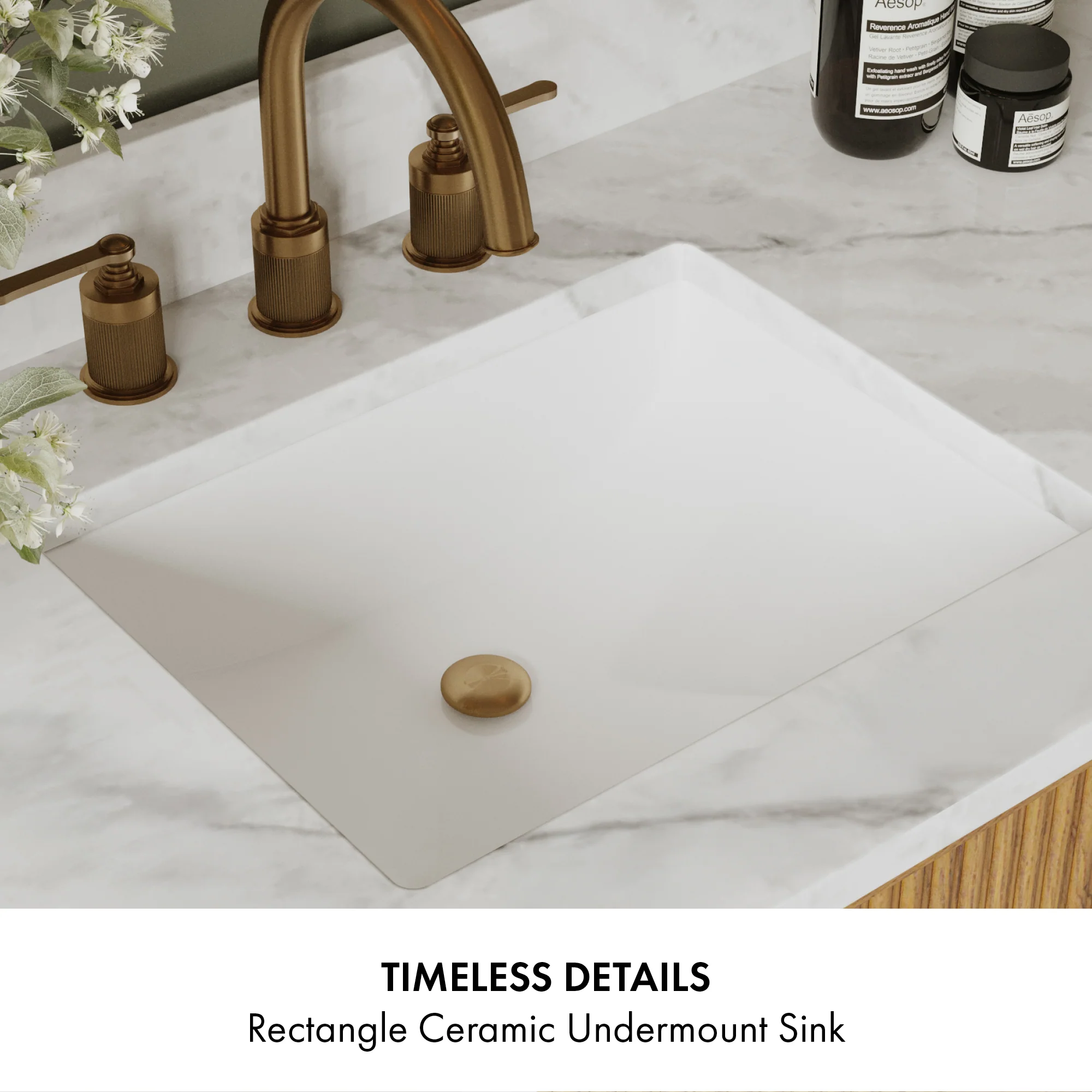 Kathryne 48" Single Sink Bathroom Vanity | Statuario Quartz Countertop - Image 13
