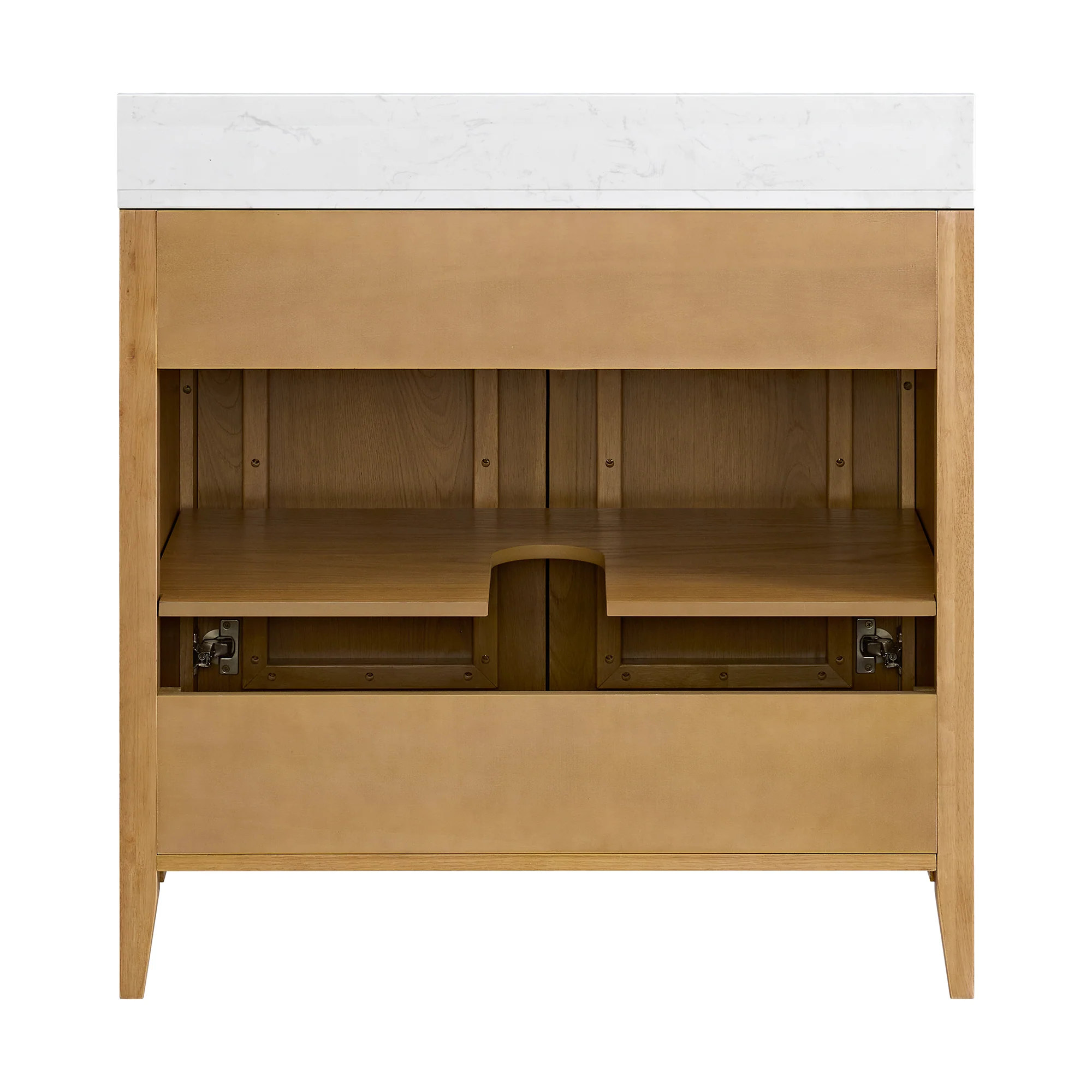 Kendal 36"W x 22"D RTA Single Sink Bathroom Vanity | Calacatta Gold Quartz Countertop - Image 8