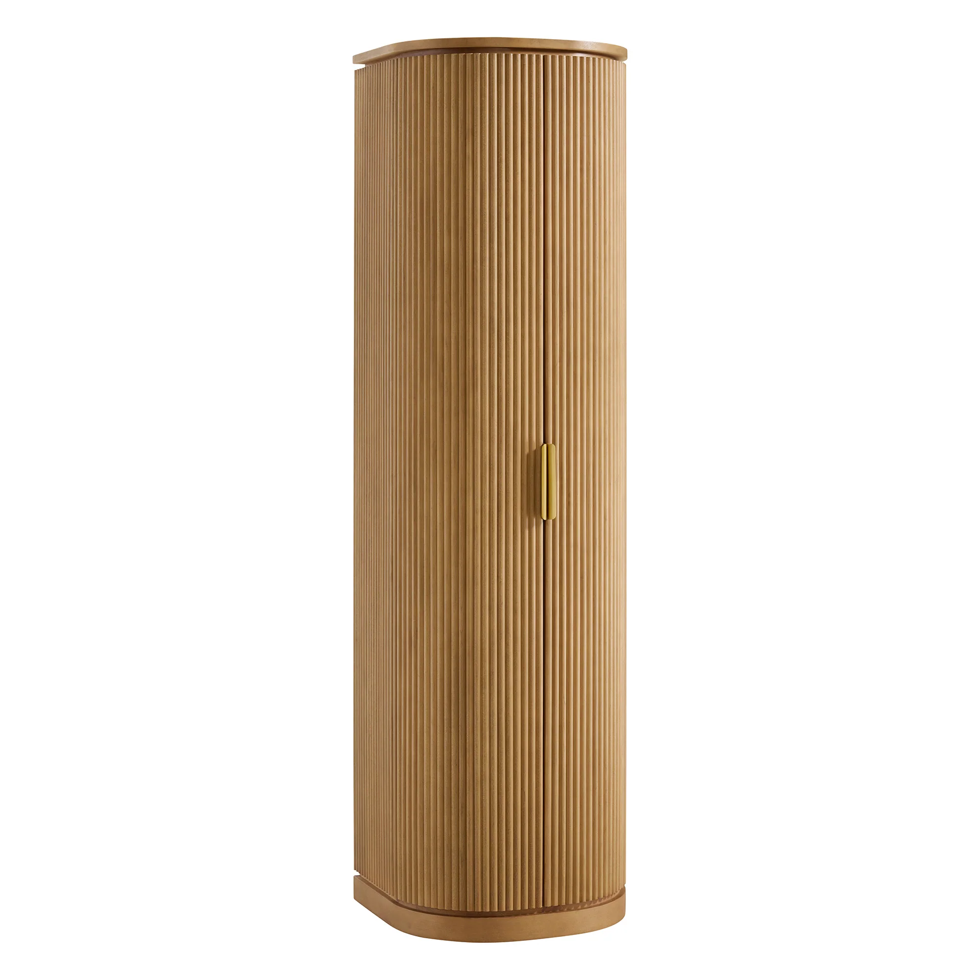 Luna 72" Reeded Birch Linen Cabinet - Image 9