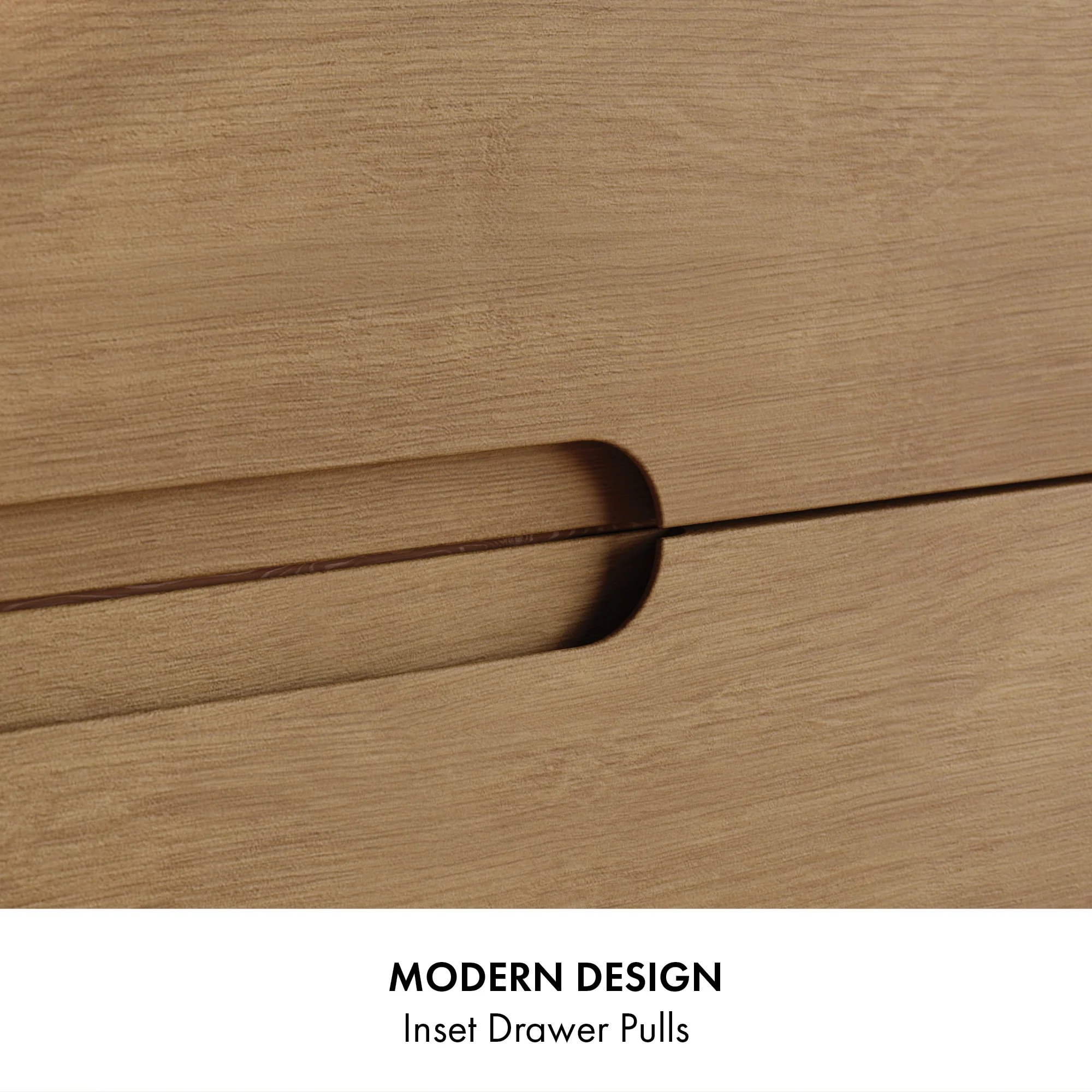 Oslo 60" Modern Oak Double Bathroom Vanity | White Quartz Countertop - Image 14