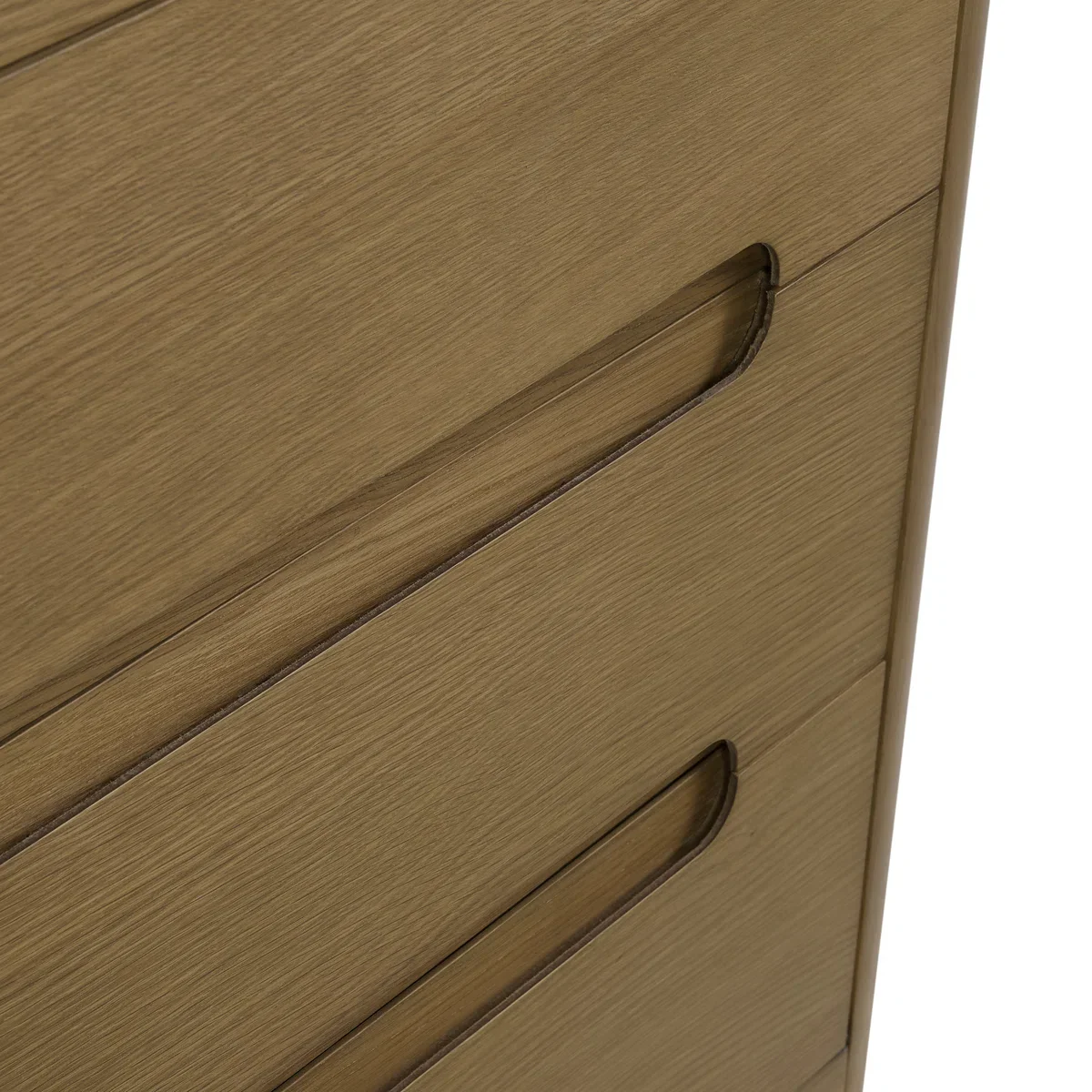Oslo 60" Modern Oak Double Bathroom Vanity | White Quartz Countertop - Image 7