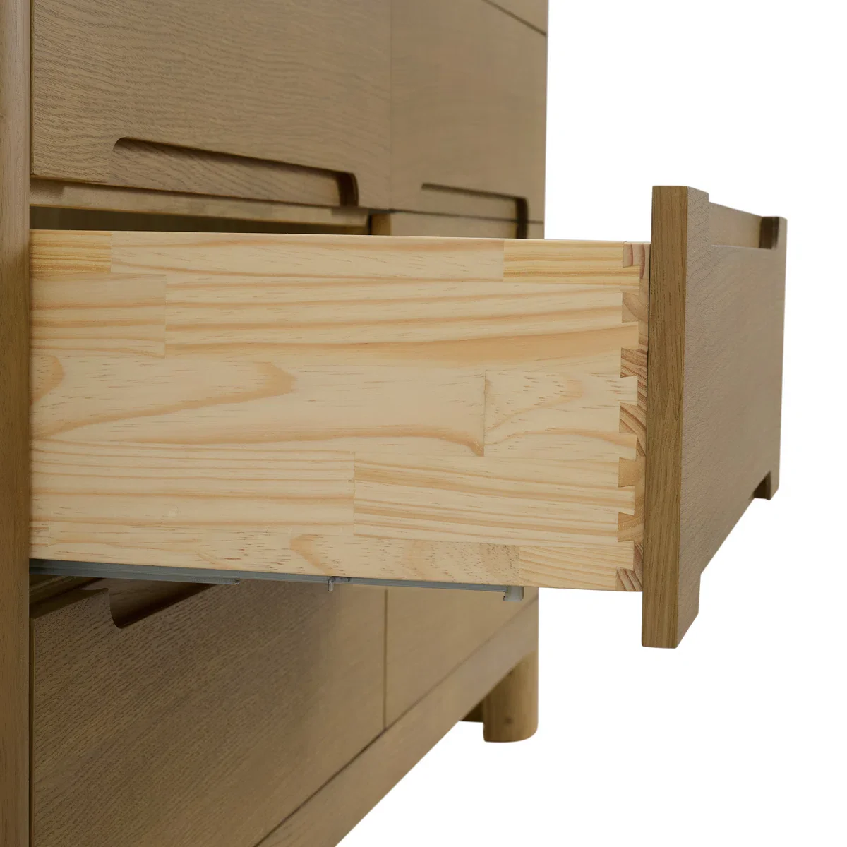 Oslo 60" Modern Oak Double Bathroom Vanity | White Quartz Countertop - Image 8