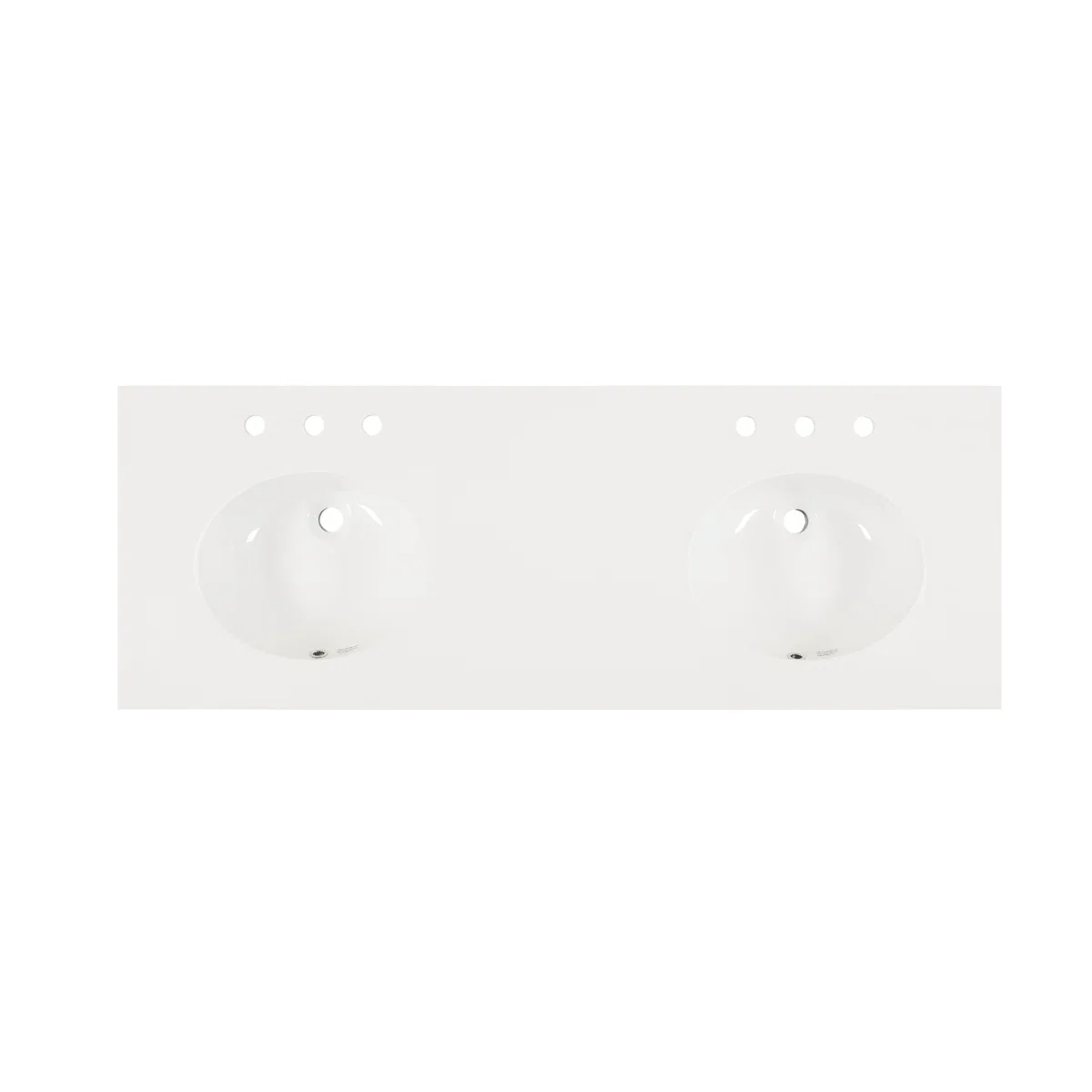 Telluride 60" Wide Double Bathroom Vanity | White Quartz Countertop - Image 15